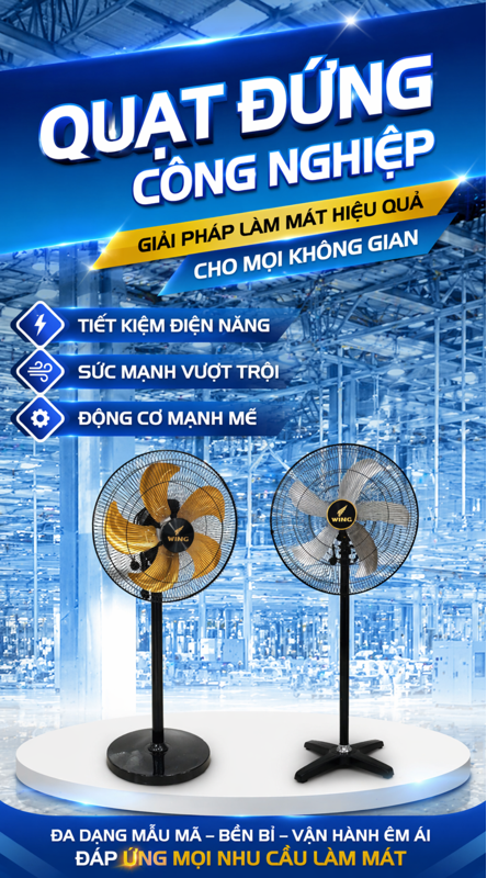 Quạt đứng công nghiệp