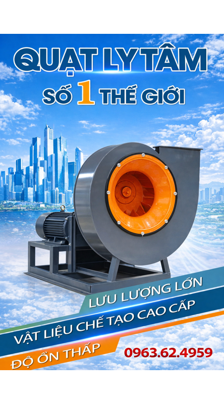 Quạt ly tâm công nghiệp
